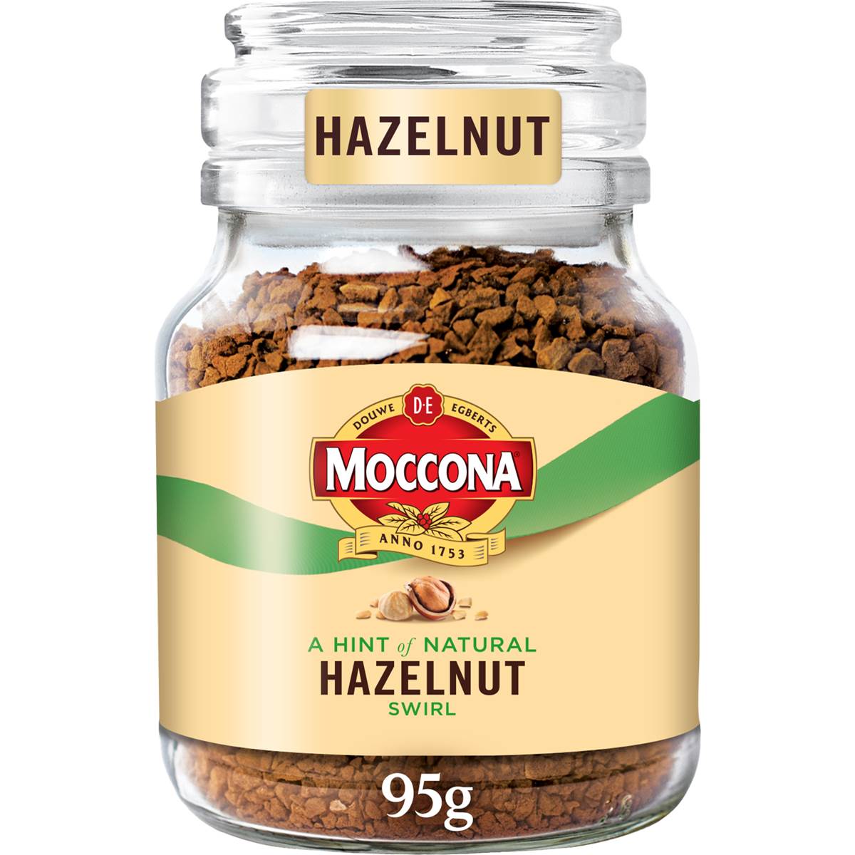 Moccona Freeze Dried Instant Coffee Hazelnut 95g