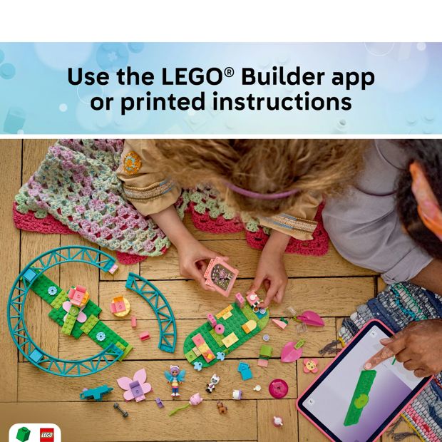 LEGO® Gabby's Dollhouse Fairy Roller Coaster and Tea Party 11214