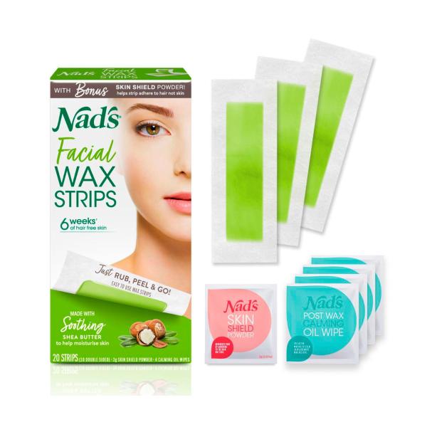 Hypoallergenic Facial Wax Strips