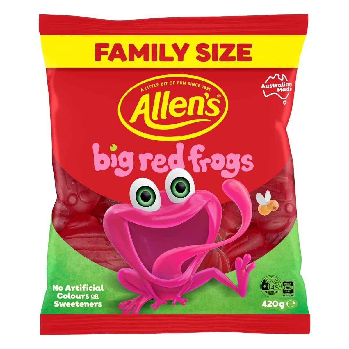 Allen's Big Red Frogs 420g