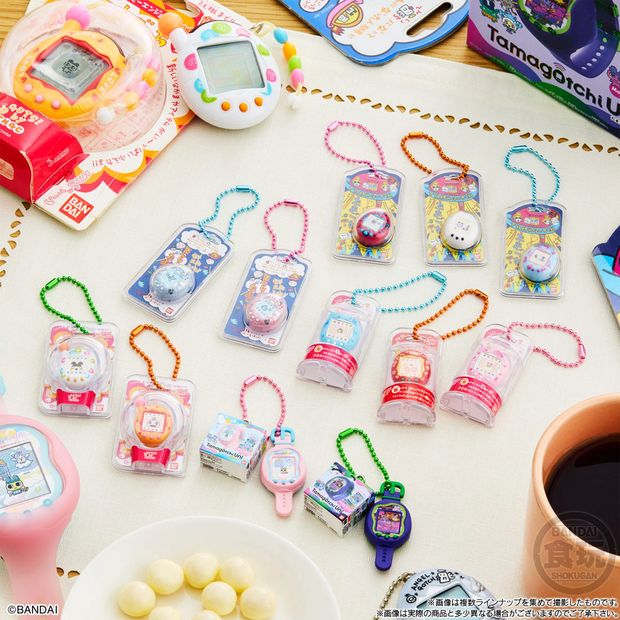Bandai Tamagotchi Shokugan Wave 4 Keychain - Assorted