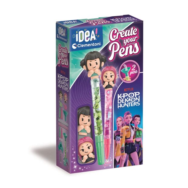 Clementoni Create Your Own K-Pop Demon Hunter Pens 2pack - Assorted