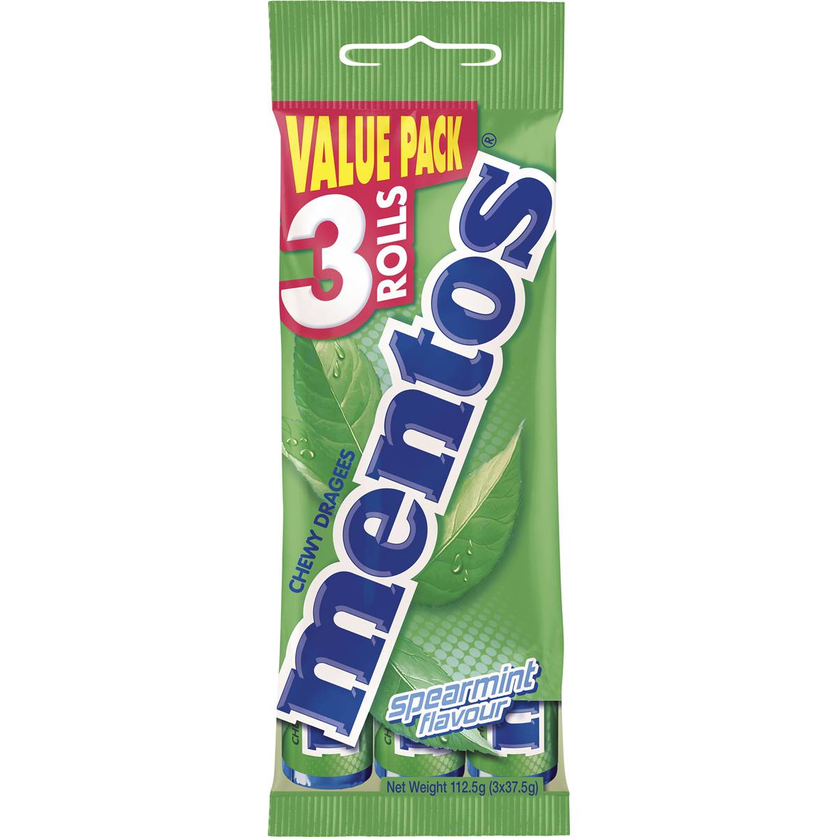 Mentos Mints Spearmint 3 Pack