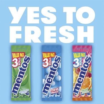 Mentos Mints Spearmint 3 pack
