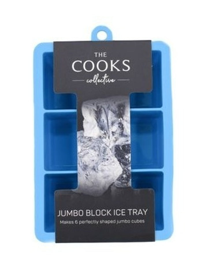 Jumbo 6 Cube Ice Tray in Blue