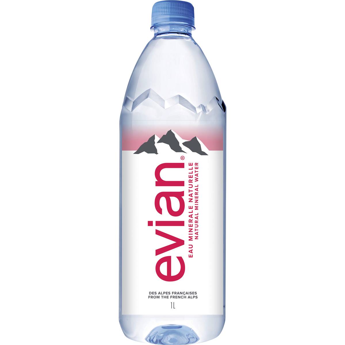 Evian Natural Mineral Water 1l