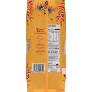 Woolworths Toasted Honey & Cinnamon Muesli 750g
