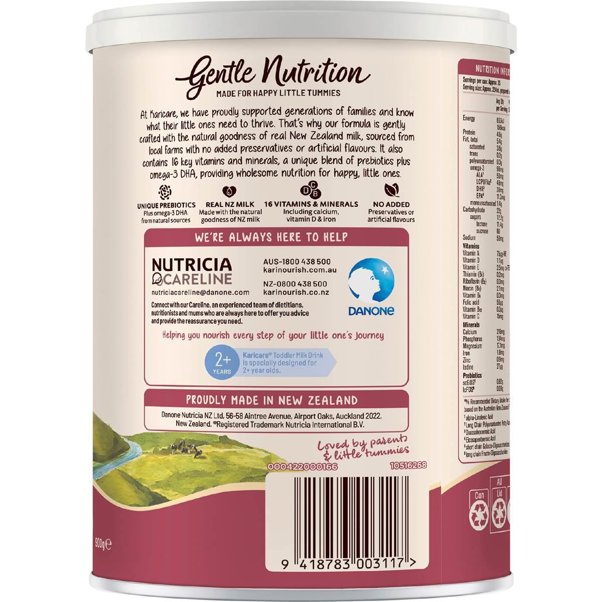 Karicare 3 Toddler Milk Drink Formula From 12+ Months 900g