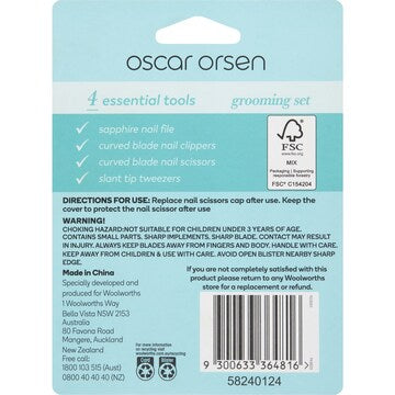 Oscar Orsen Nail Grooming Set each