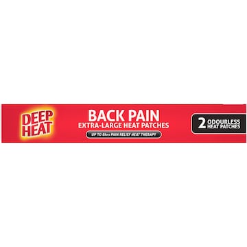 Deep Heat Back Patch 2 pack