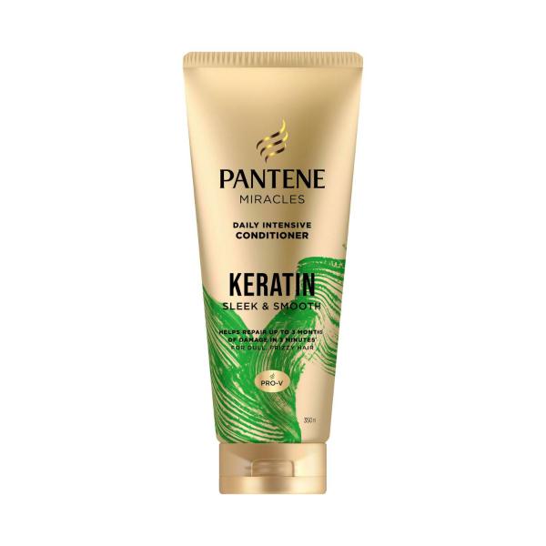 PANTENE MIRACLES KERATIN SMOOTH & SLEEK CONDITIONER 350ML
