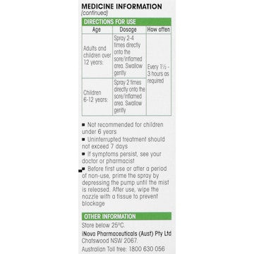 Difflam Forte Throat Spray 15mL