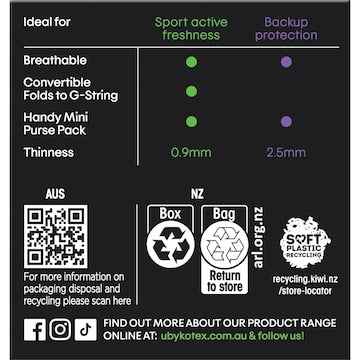 U by Kotex Sport Liners 30 pack