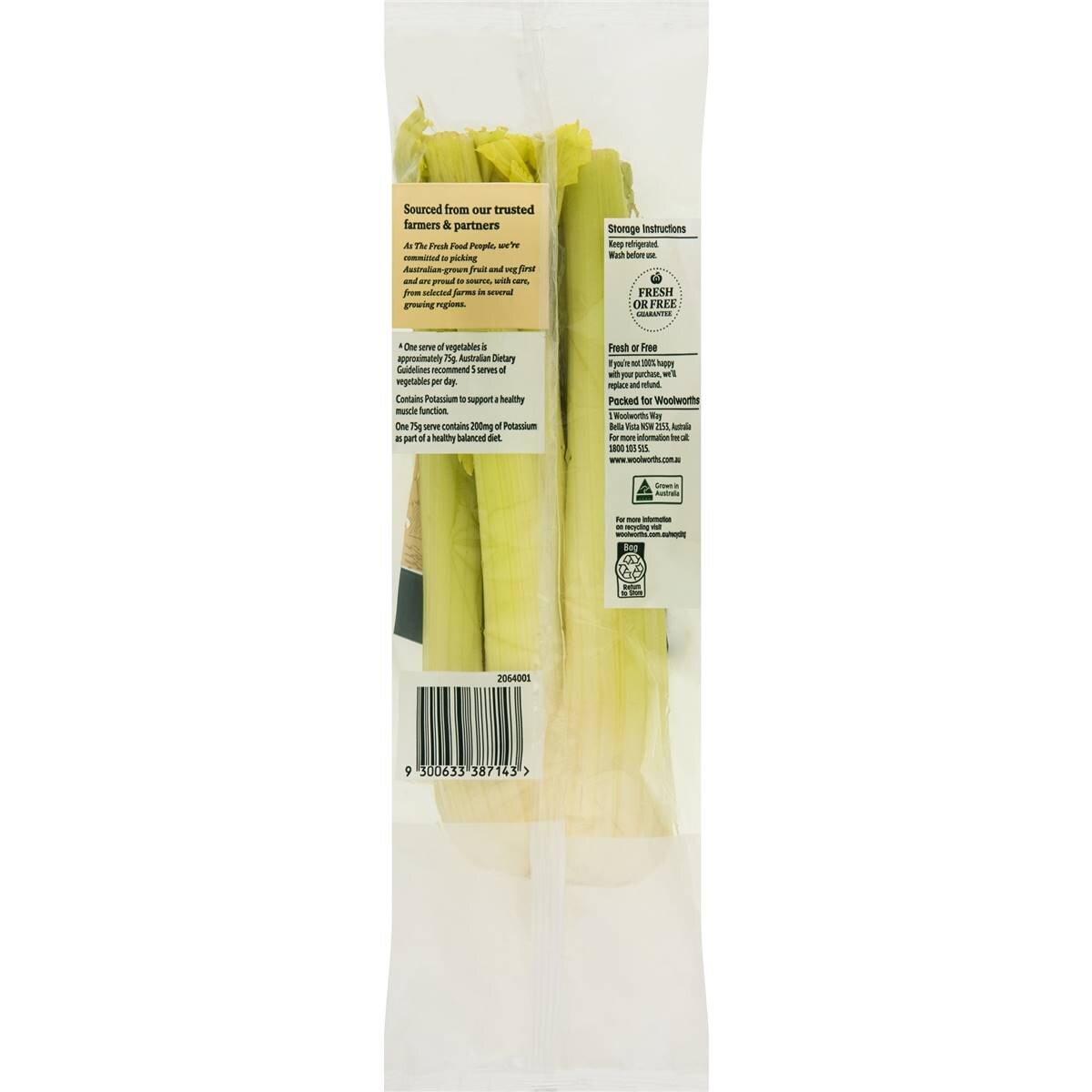 Woolworths Celery Heart Each
