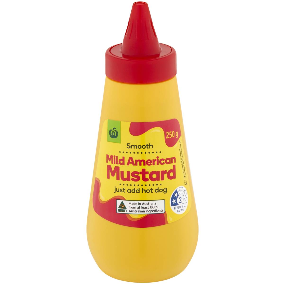 Woolworths Mild American Mustard 250g