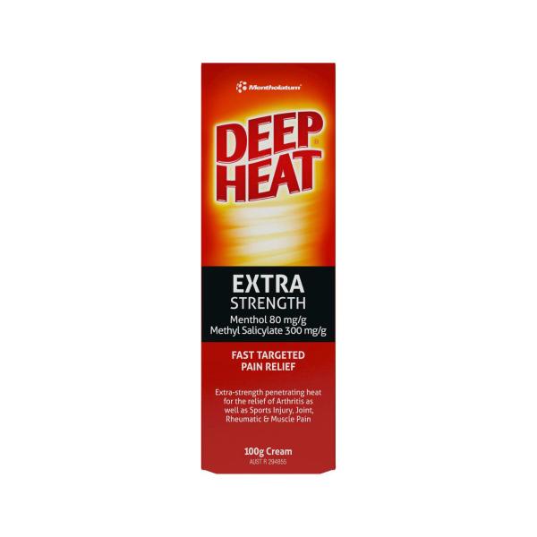 DEEP HEAT EXTRA STRENGH CREAM 100G