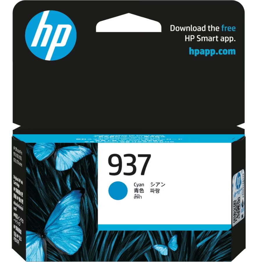 HP 937 Original Ink Cartridge (Cyan)