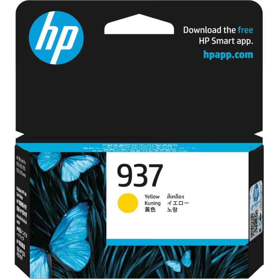 HP 937 Original Ink Cartridge (Yellow)
