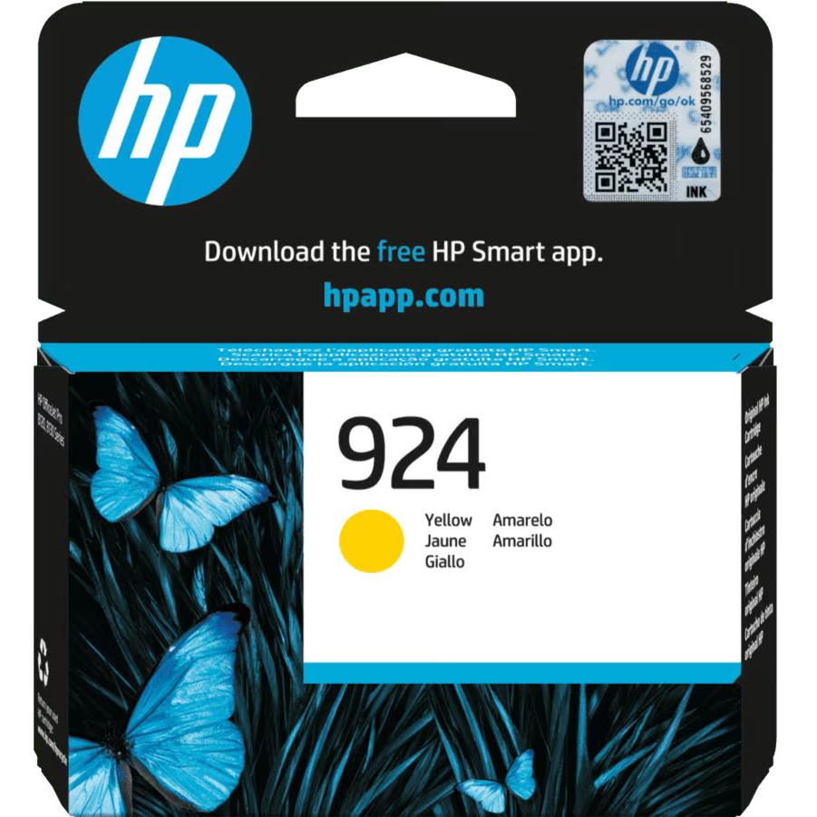 HP 924 Original Ink Cartridge (Yellow)