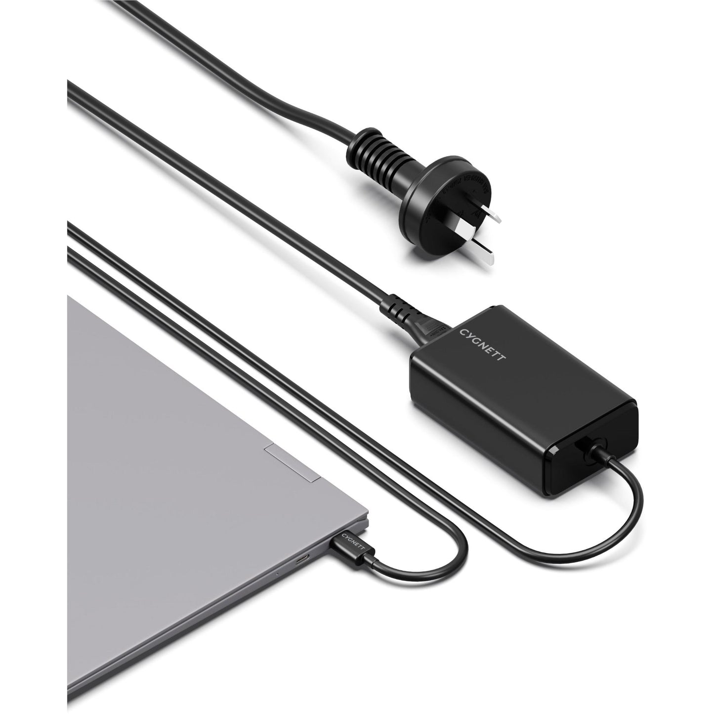 Cygnett PowerMaxx 65W GaN USB-C Laptop Charger (Black)