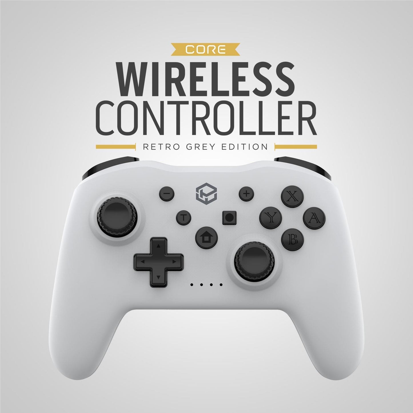 Powerwave Core Wireless Controller Retro Grey for Nintendo Switch