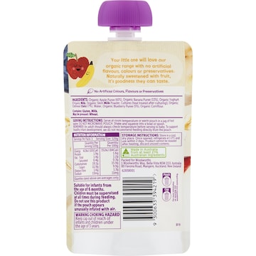 Macro Organic Baby FoodApple Banana & Blueberry Muesli 6m 120g