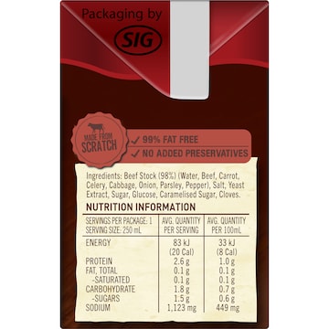 Campbell's Real Stock Beef 250mL