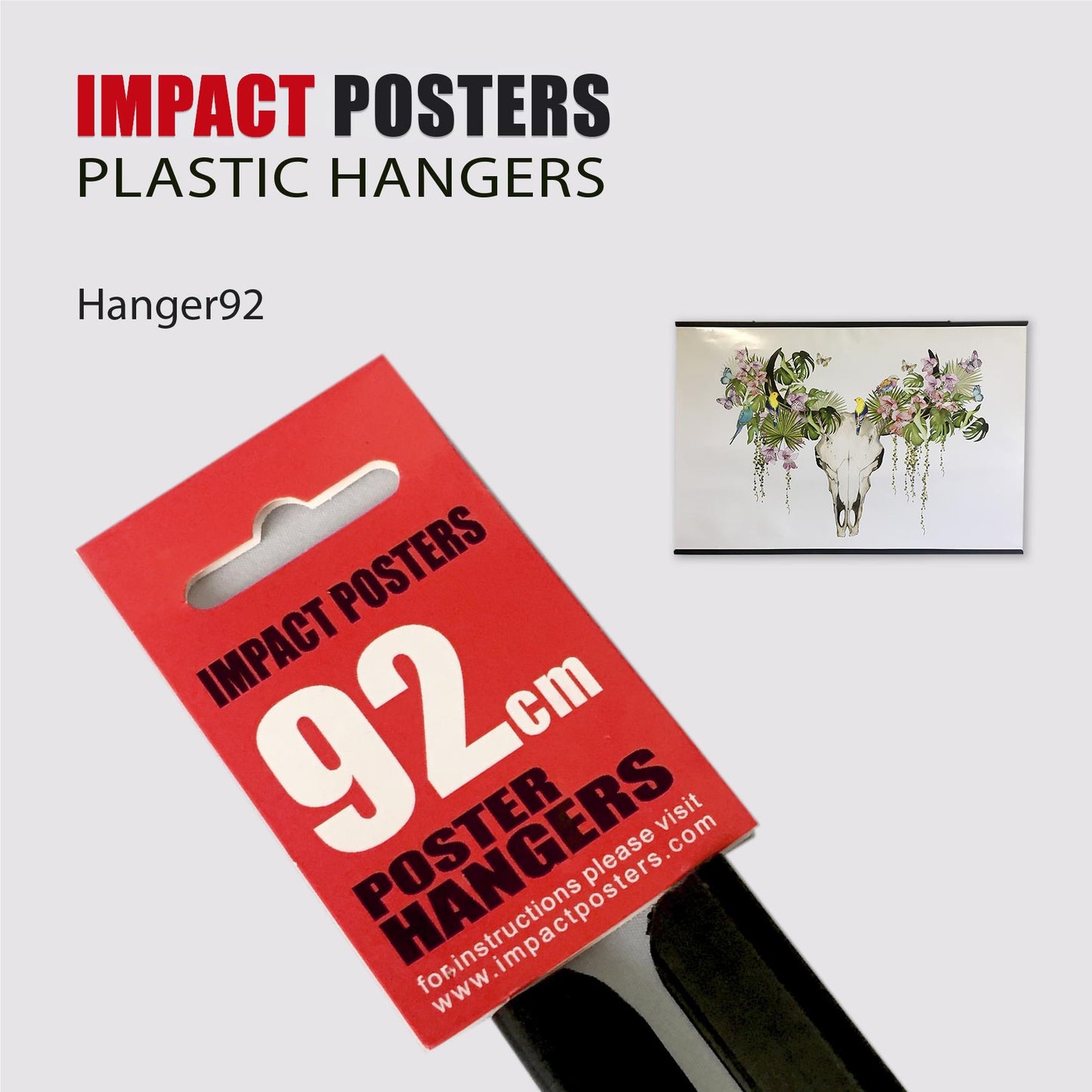Poster Hanger - 92cm Pair