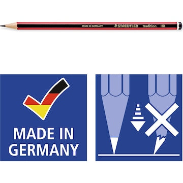 Staedtler Tradition Graphite Pencils Hb 5 pack
