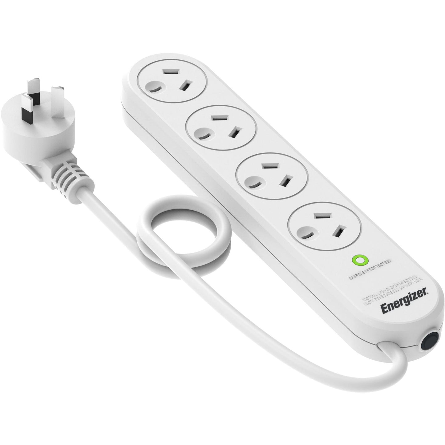 Energizer 4 Outlet Surge Protector Power Board