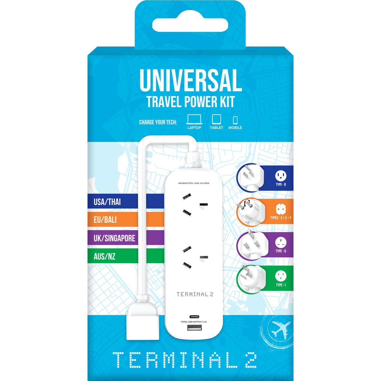 Terminal 2 Universal Portable Power Kit