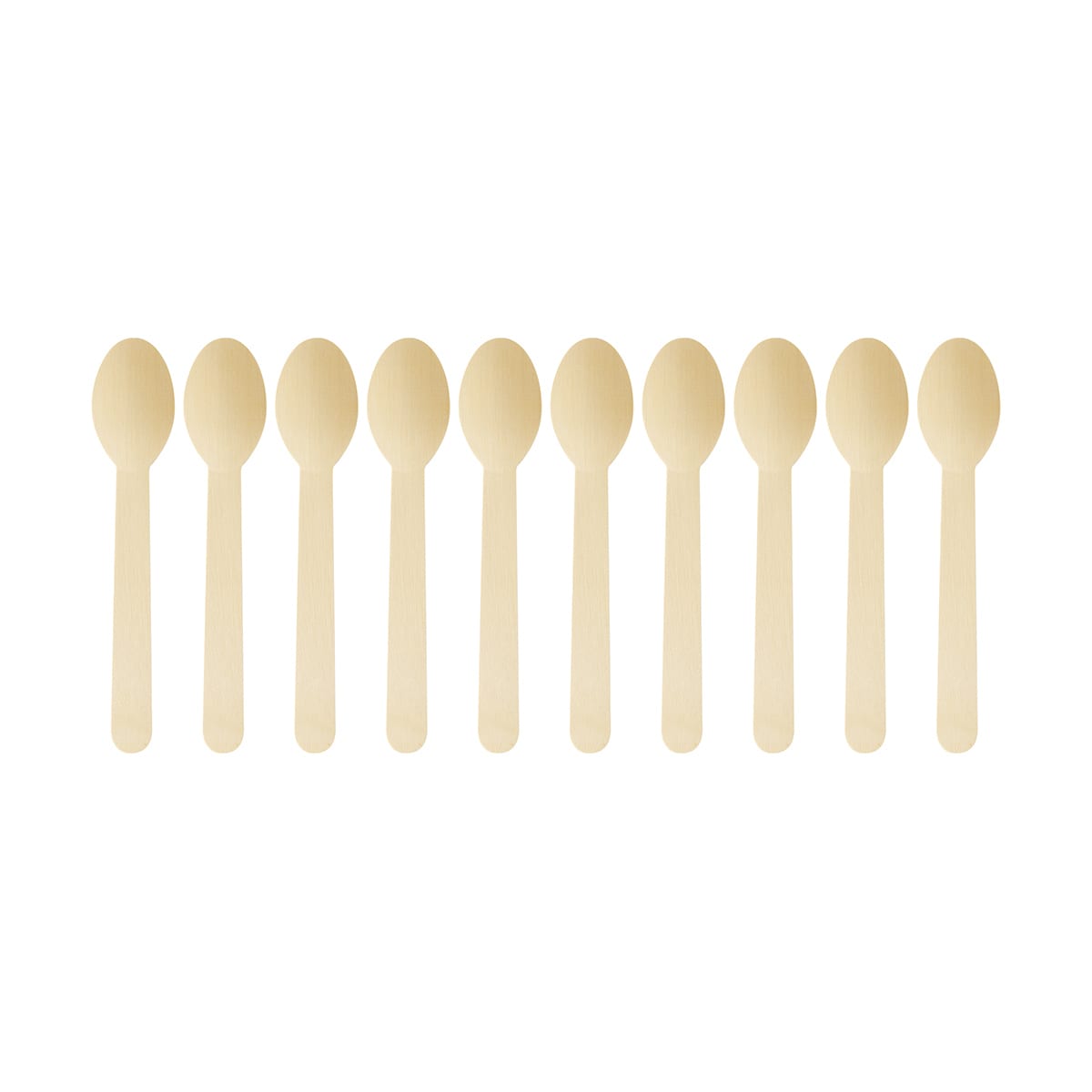 10 Piece Wooden Spoons