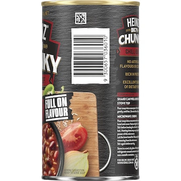 Heinz Big N Chunky Mexican Chilli Beef Soup Ready Meals 520g