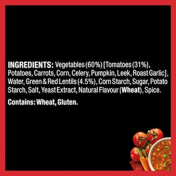 Heinz Soup Of The Day Tomato Vegetable & Lentil Pouch 430g