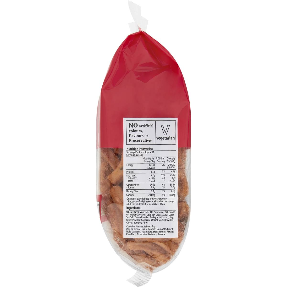 Woolworths Soya Crisps Snacks 400g Pack