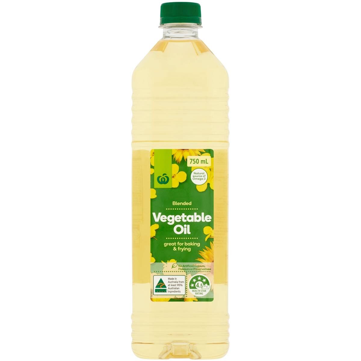 Woolworths Vegetable Oil 750ml