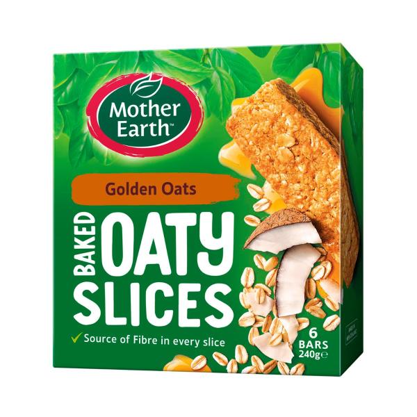 MOTHER EARTH OATY SLICES 240G:GOLDEN OATS:.:240 GRAM