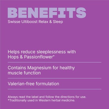 Swisse Ultiboost Relax + Sleep Tablets 60 pack
