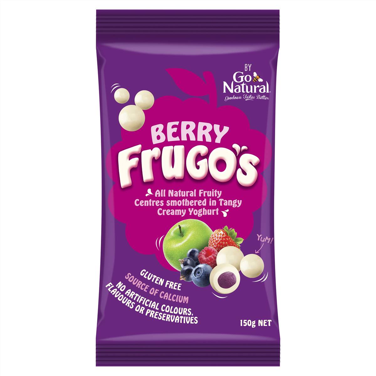 Go Natural Fruit Snacks Frugos Berry 150g