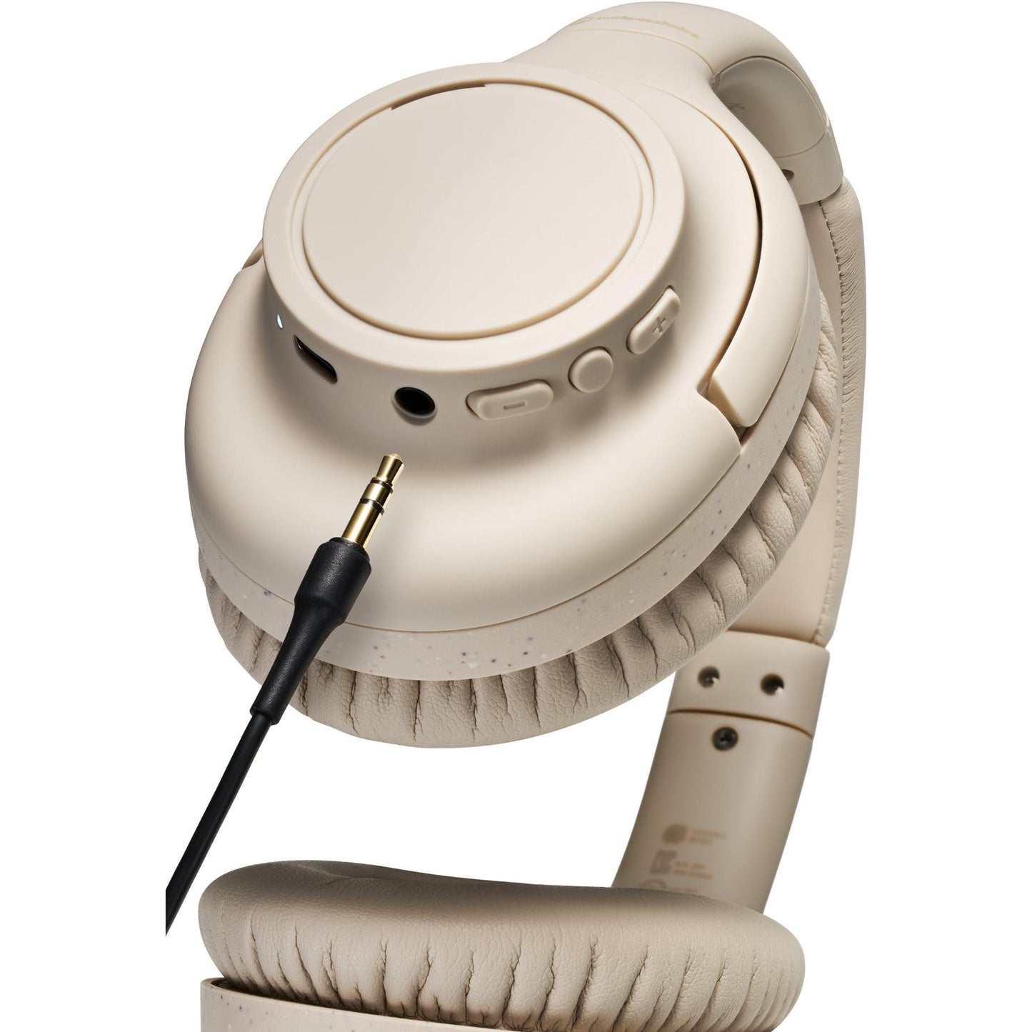 Audio-Technica ATH-S300BT Wireless Noise-Cancelling Over-Ear Headphones (Beige)