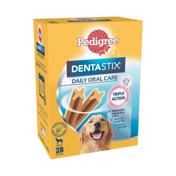 PEDIGREE DENTASTIX LARGE DOG TREATS DAILY ORAL CARE DENTAL CHEWS 28 PACK