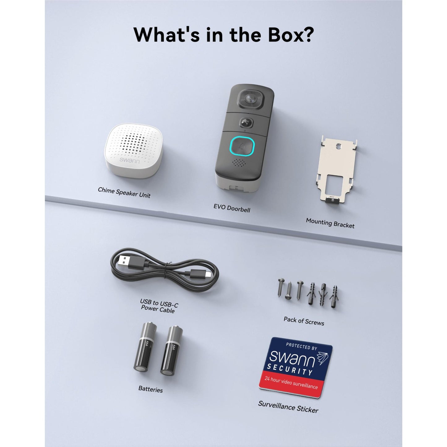 Swann EVO Wireless Video Doorbell & Chime