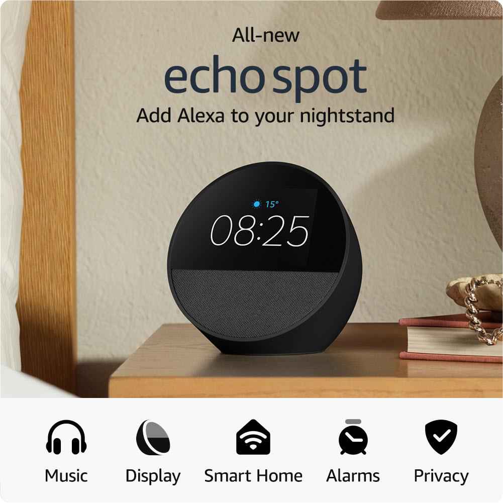 Amazon Echo Spot (Black)