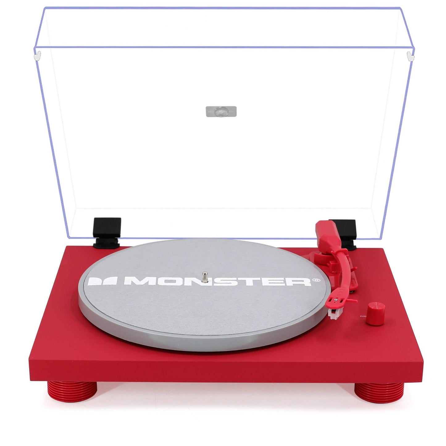 Monster MT-TT249 Manual Turntable (Red)