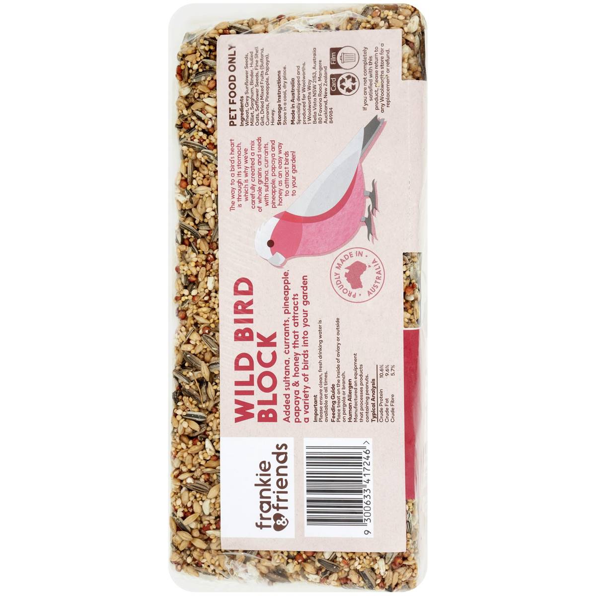 Frankie & Friends Wild Bird Block 1.4kg