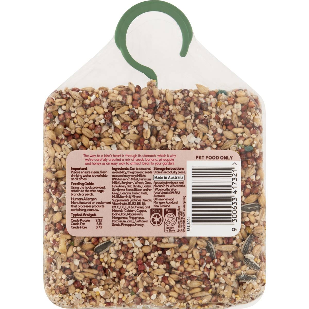 Frankie & Friends Wild Bird Honey & Fruit Treat 300g