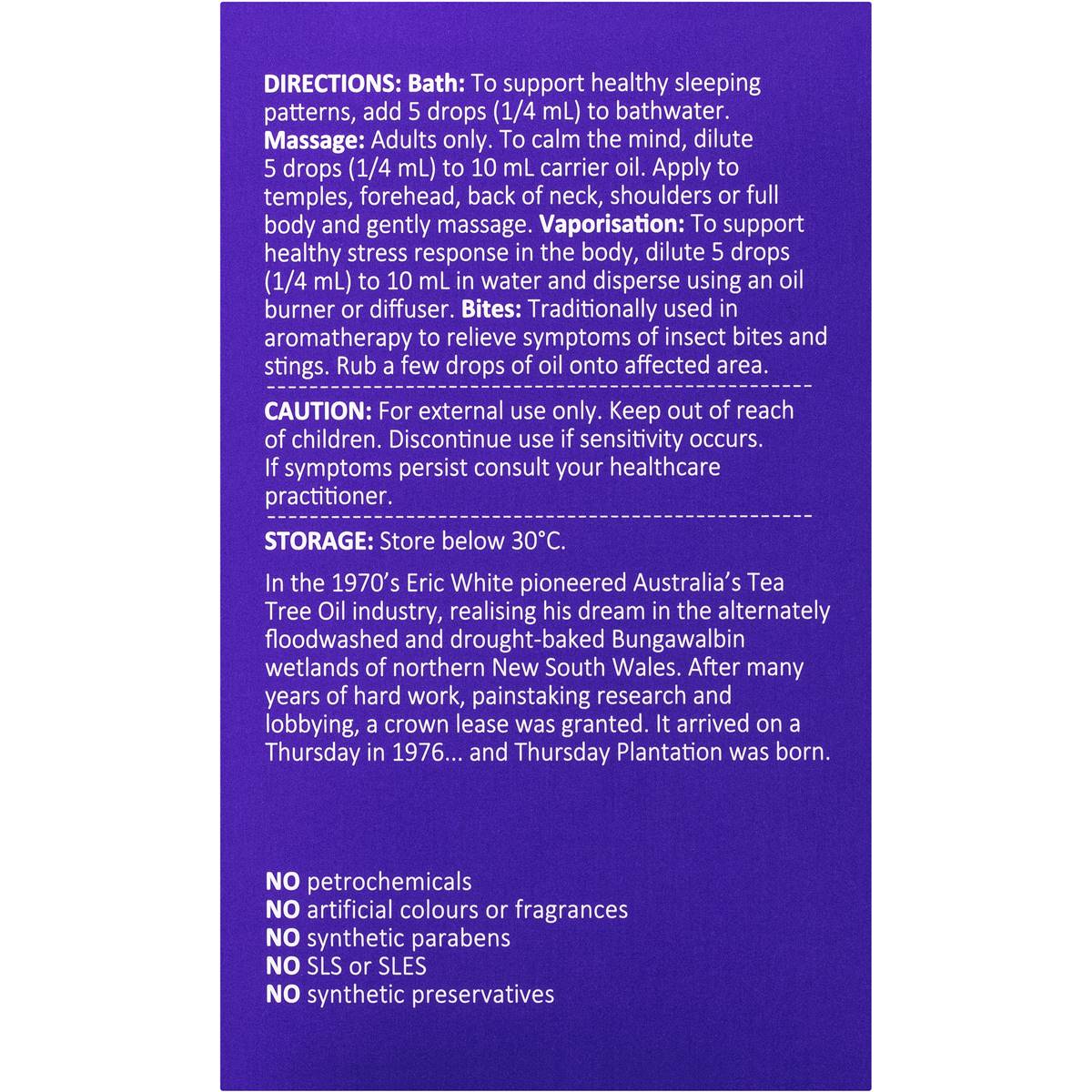 Thursday Plantation Oil Lavender 50ml