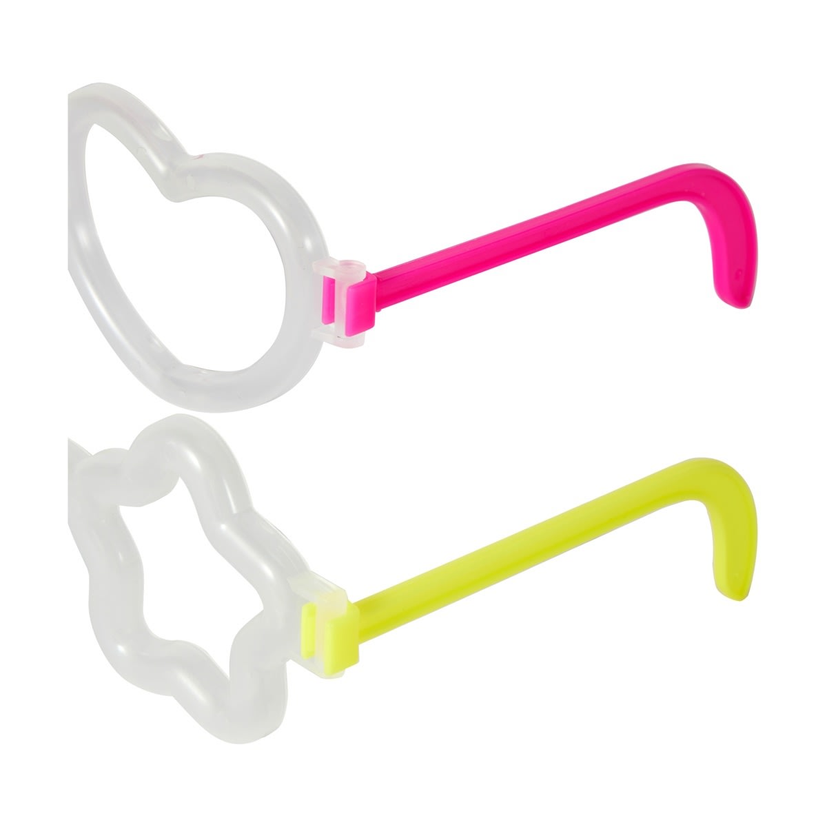 2 Pack Shaped Glasses - Assorted