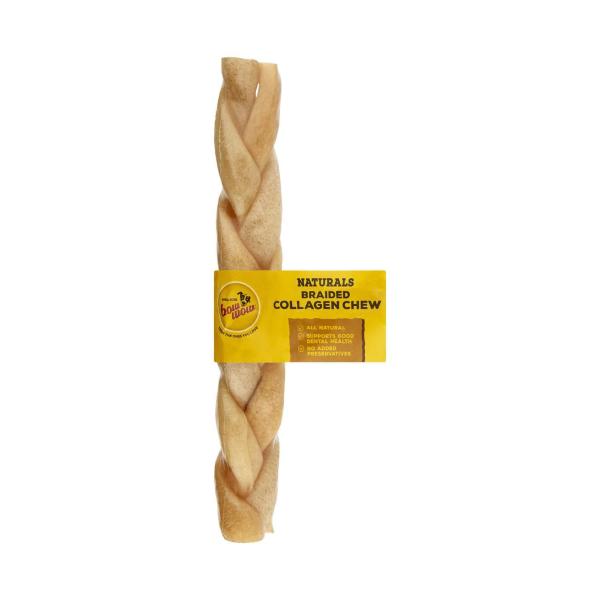 Braided Collagen Stick 10'' Dog Treat