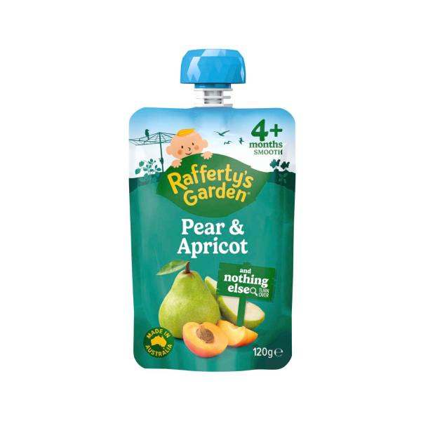Pear & Apricot Puree and Nothing Else Baby Food Pouch 4+ Months
